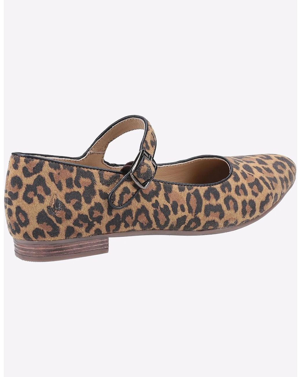 Hush Puppies Brown Melissa Strap Memory Foam Shoes Leopard