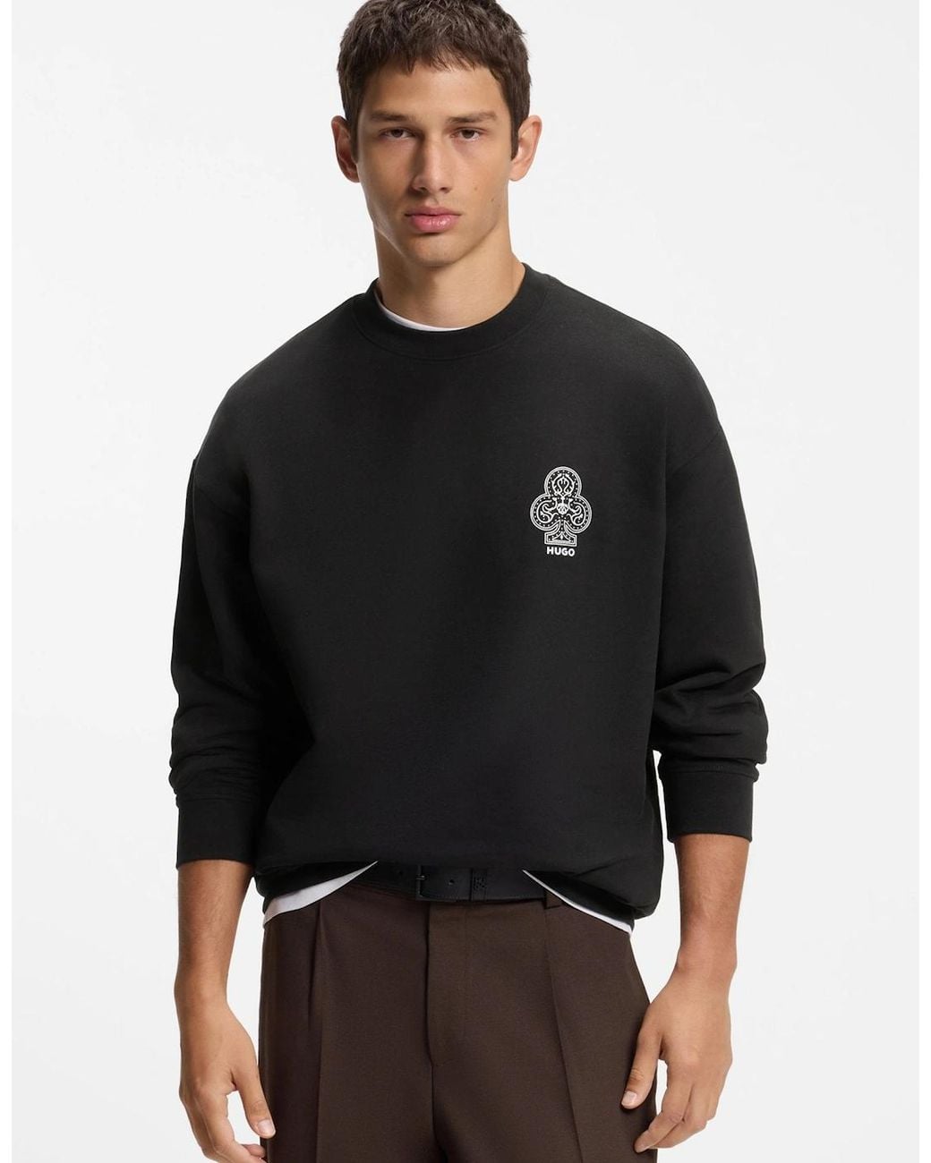 Boss Black Hugo Duloslong Sweatshirt 001 for men