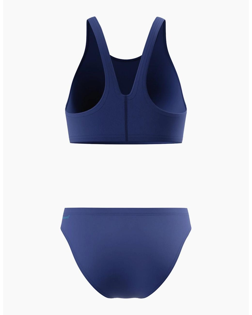 Speedo Blue Ladies Hyperboom Butterfly Back Two-Piece Swimsuit