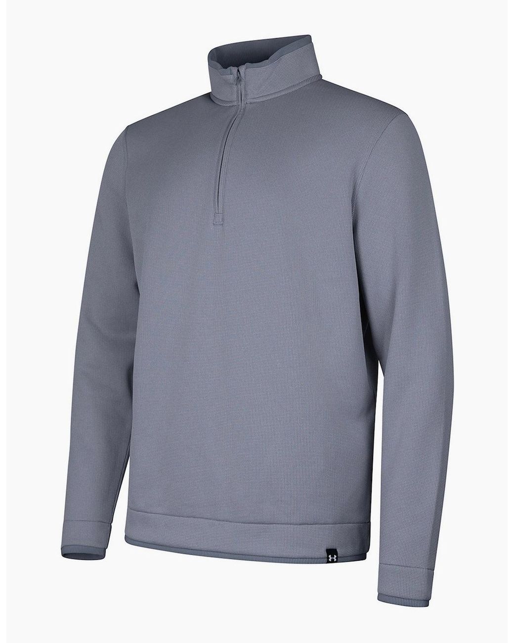 Under Armour Blue Quarter Zip Fleece Top for men