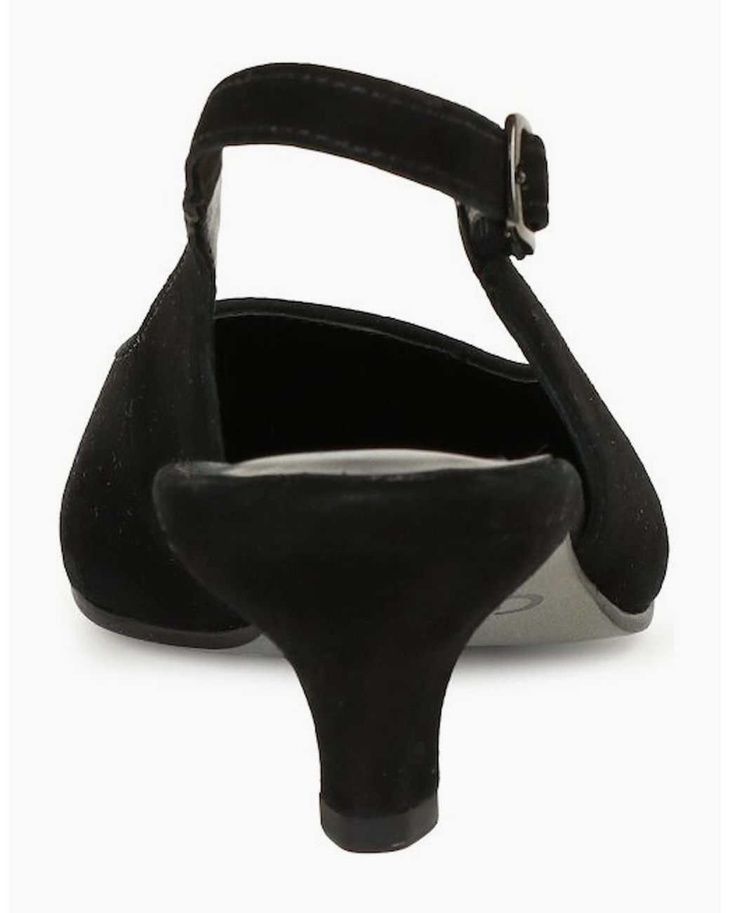 Gabor Black Editor Open Court Shoes