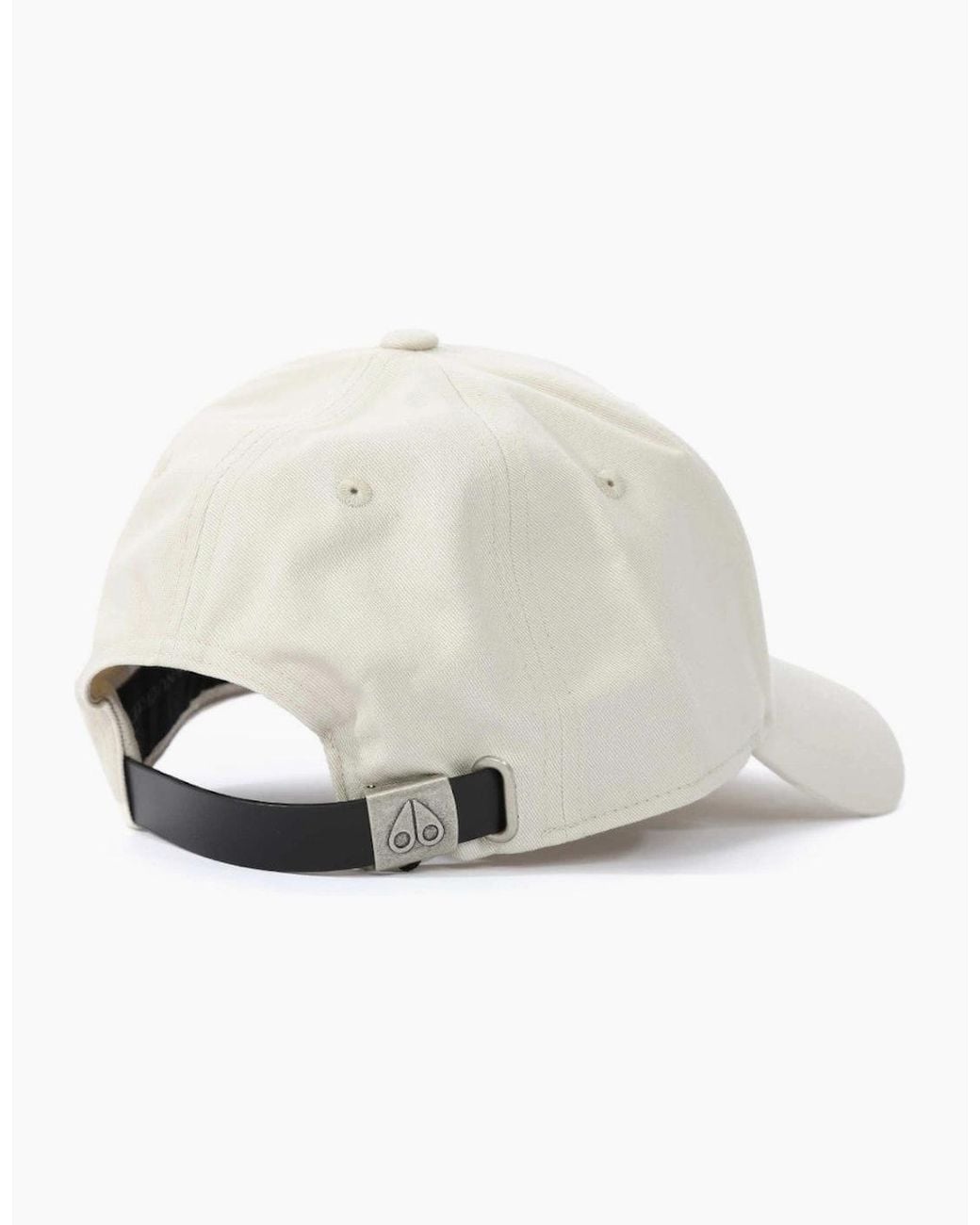 Moose Knuckles White Logo Icon Cap S1-26 1705 Alabaster for men