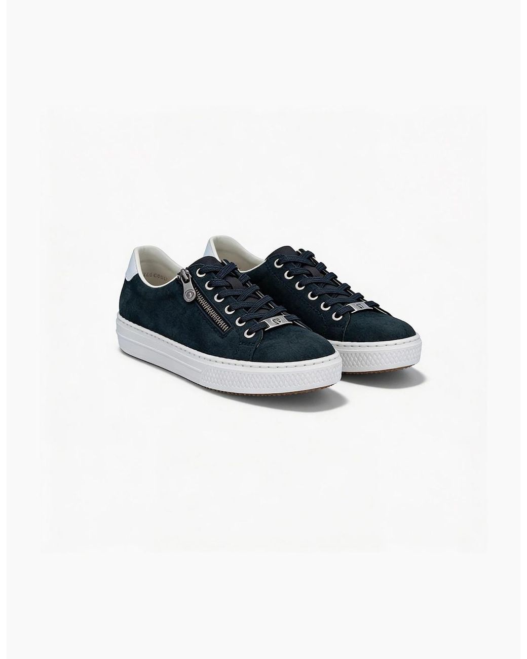 Rieker Blue Enya Court Trainers