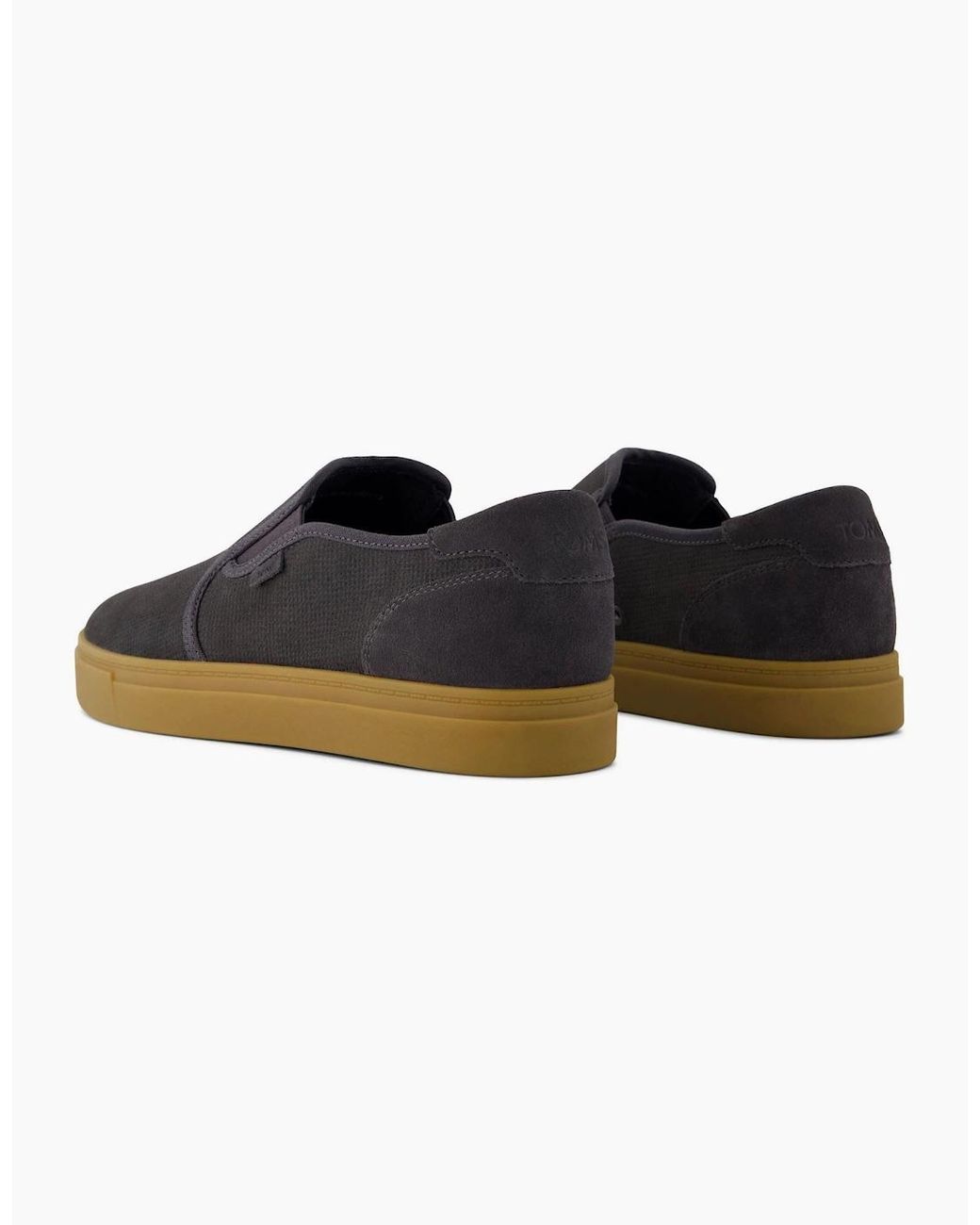 TOMS Black Baja 2.0 Leather Forged Iron Trainers for men
