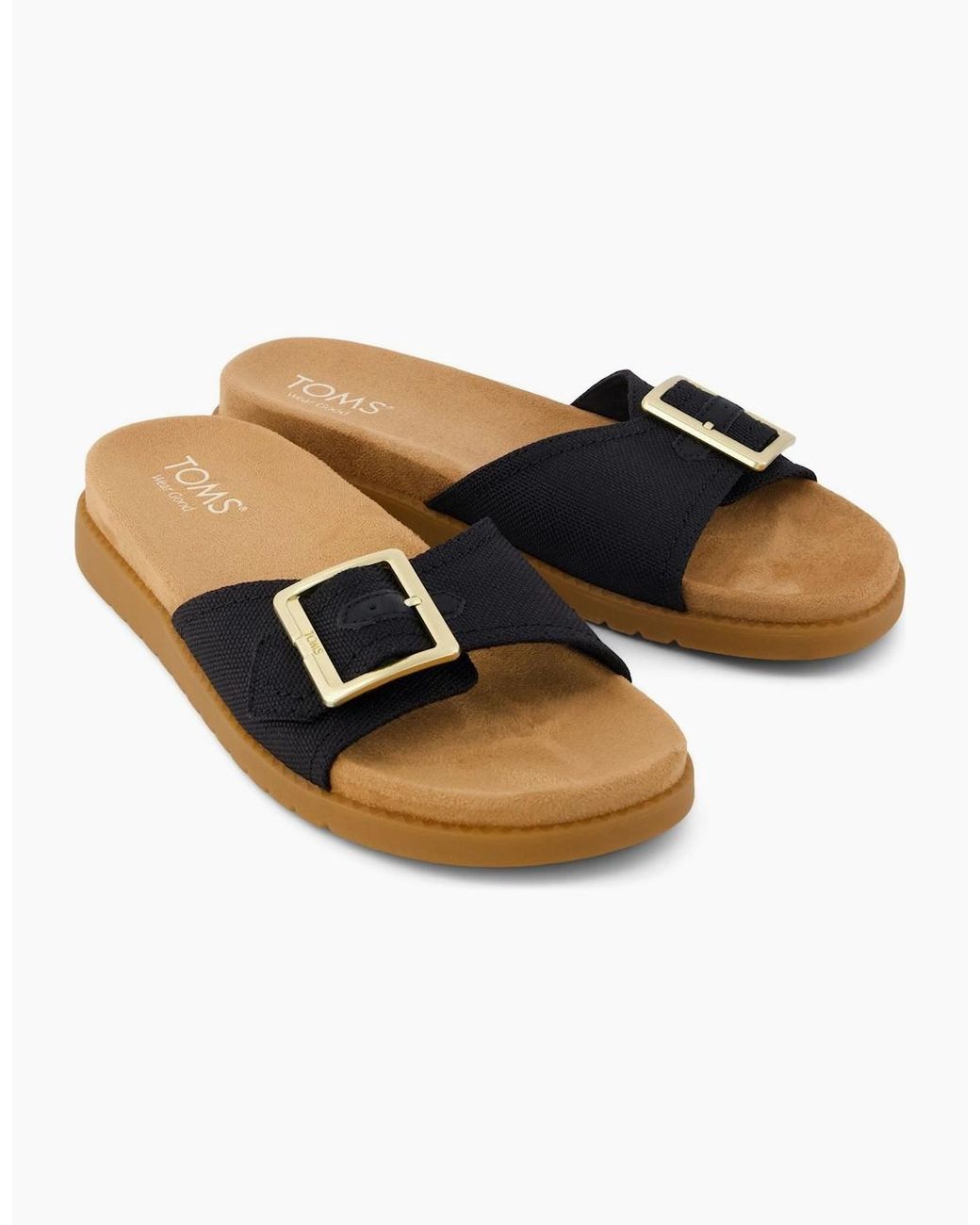 TOMS Black Marin Sandals