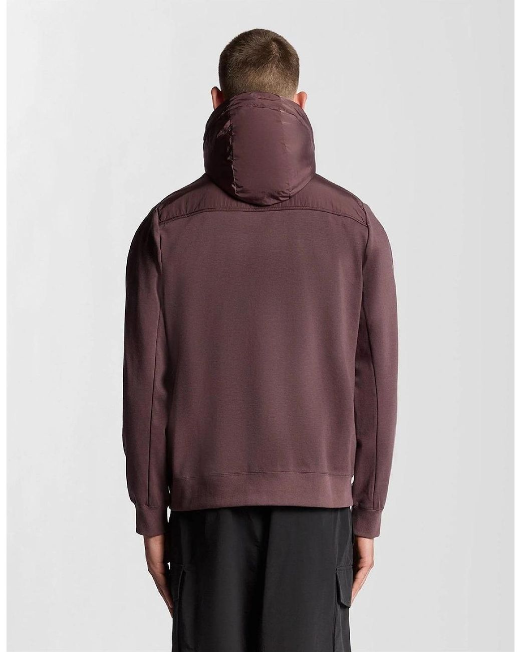 Lyle & Scott Purple Hybrid Jacket for men