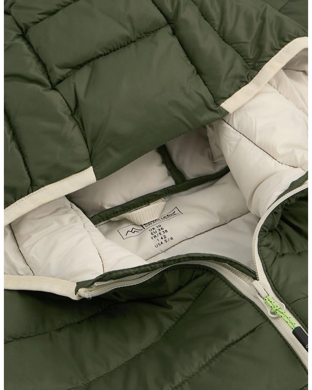 Regatta Green Ladies Marizion Hooded Padded Jacket
