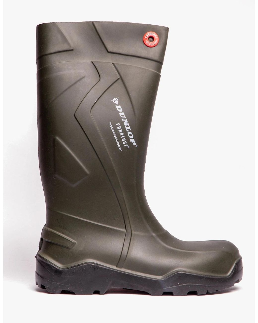 Dunlop Brown Purofort+ Non-Safety Wellington Boots