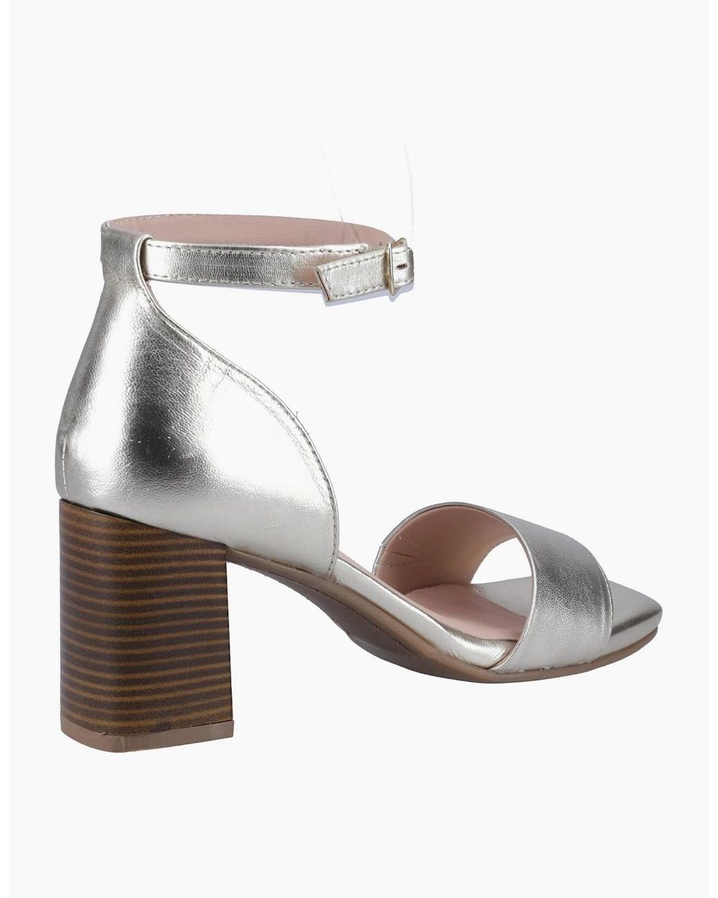 Hush Puppies White Kelsey Leather Sandals