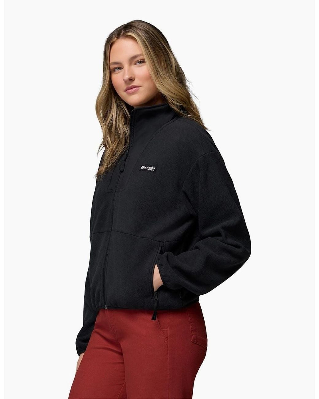 Columbia Black Sequoia Grove Ii Full Zip Fleece Jackets
