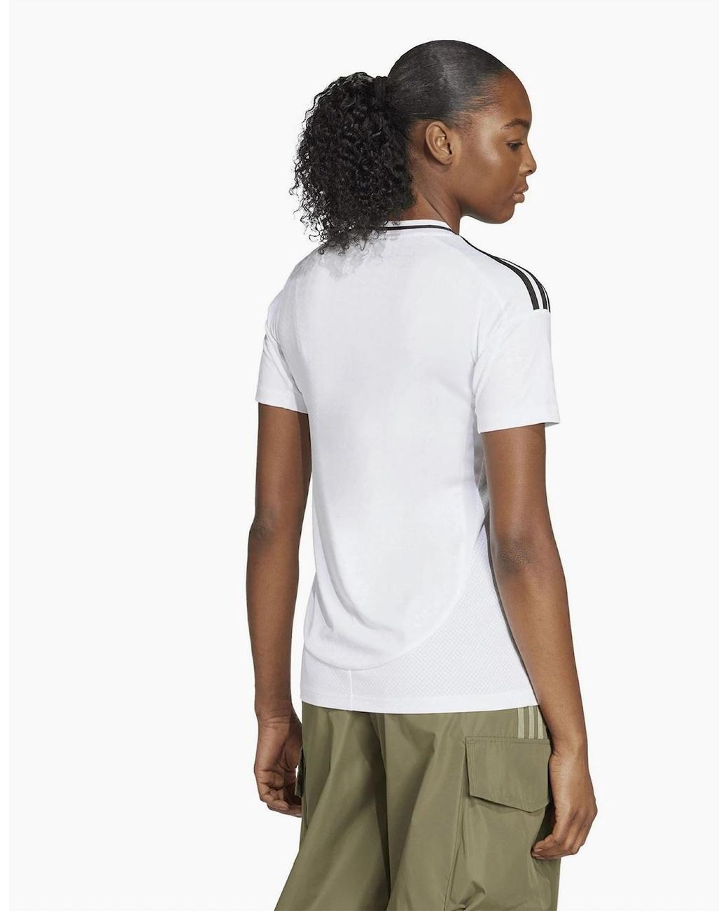 Adidas White Real H Jersey W