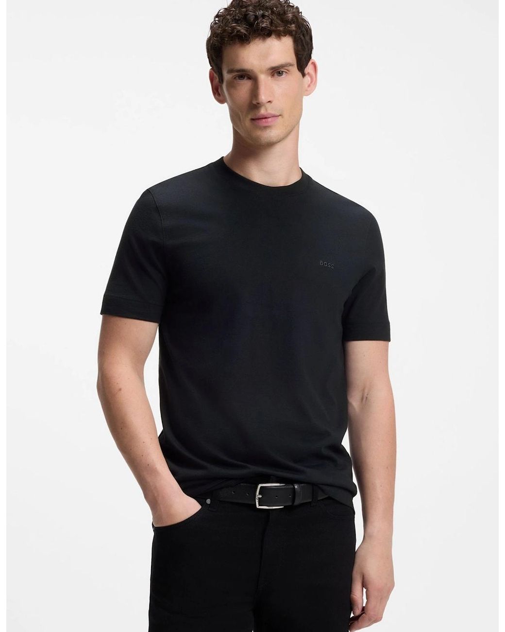 Boss Blue Boss Thompson 01 T-Shirt S2-26 404 Dk for men