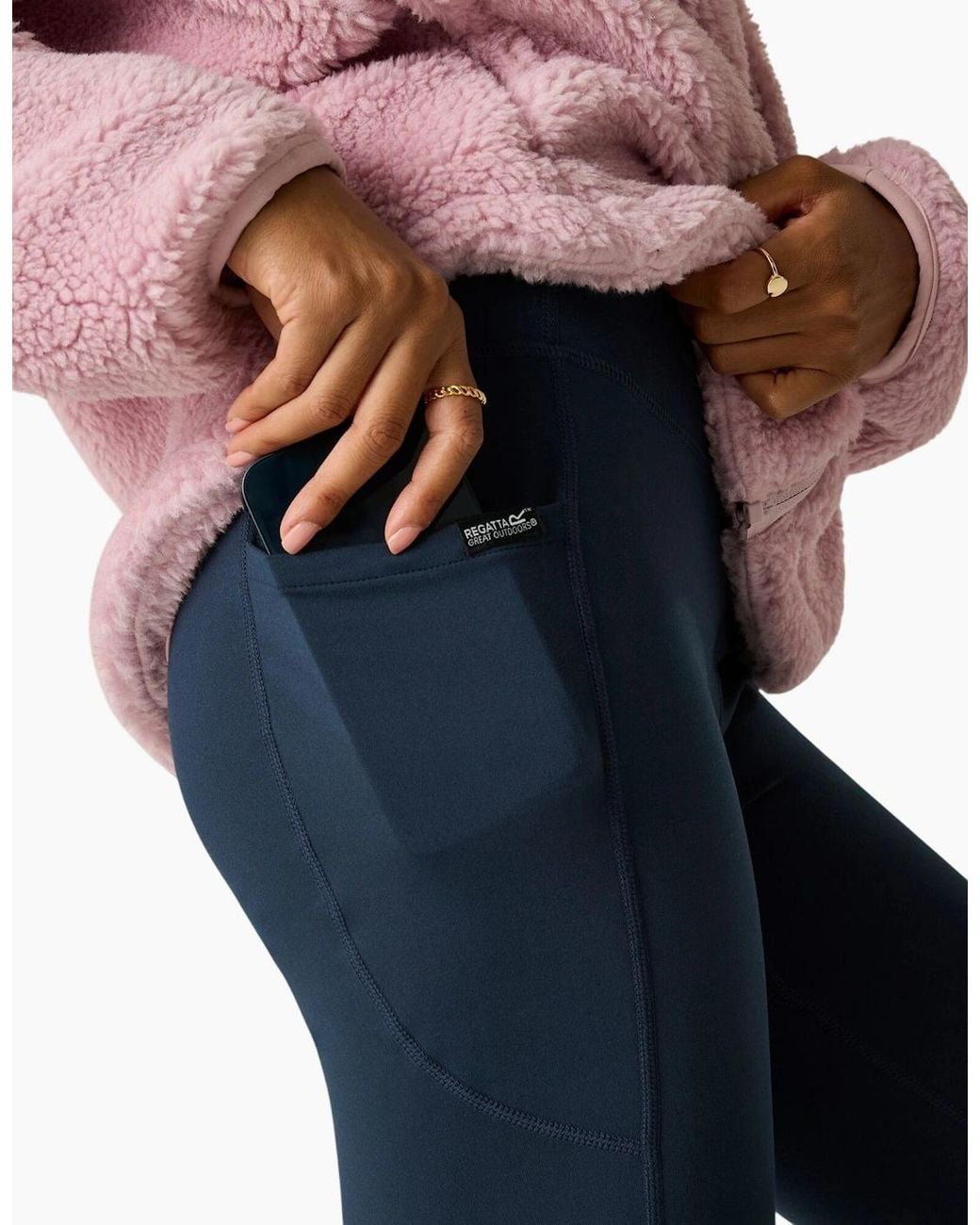 Regatta Blue Ladies Outdoor Comfort Leggings