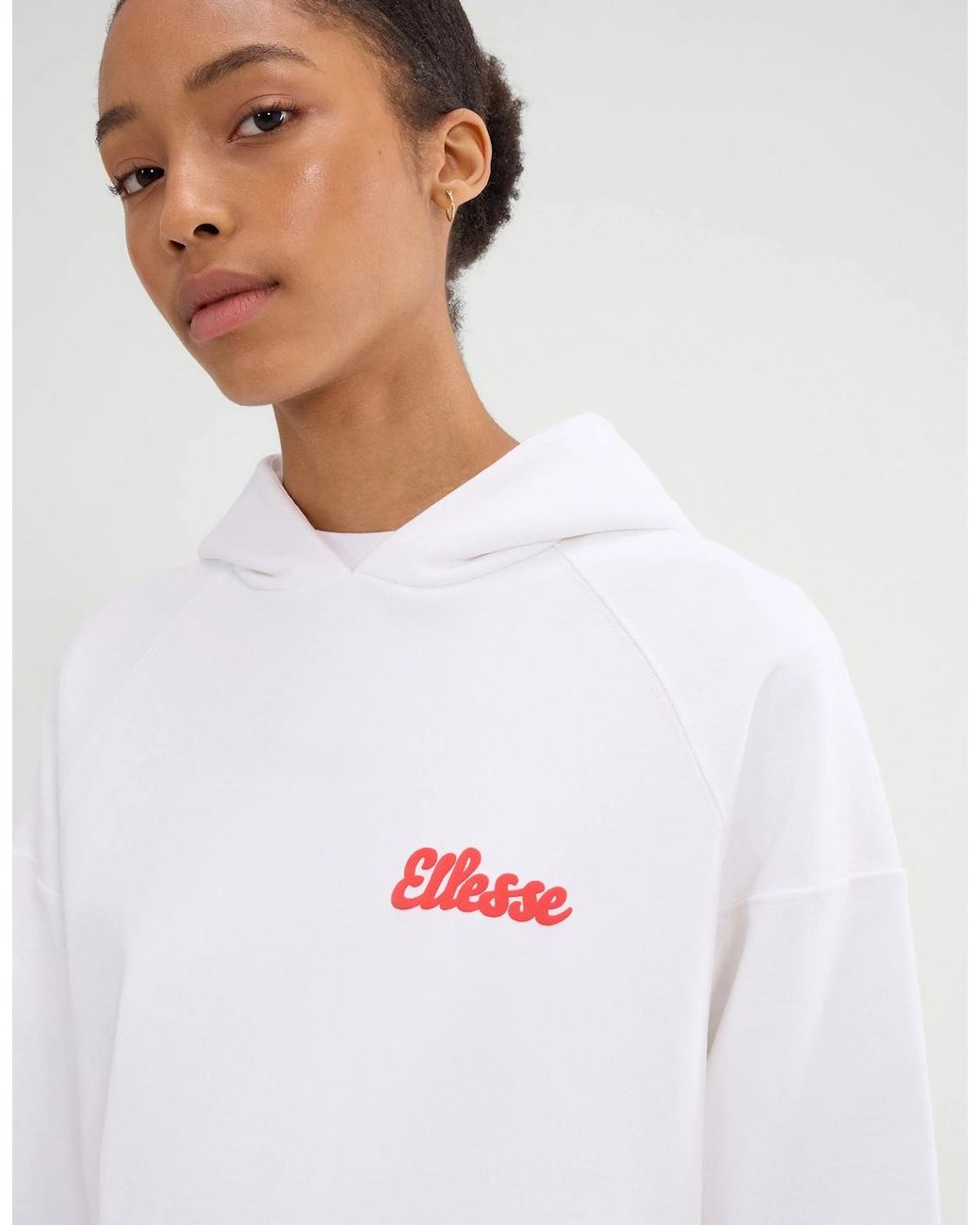 Ellesse White Il Trio Hoodie
