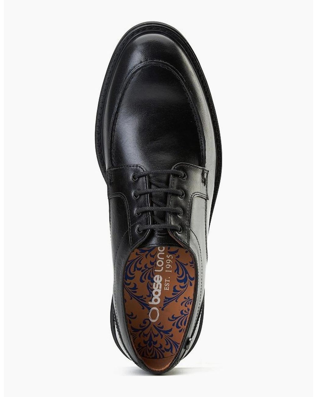 Base London Black Surrey Lace Up Shoes for men