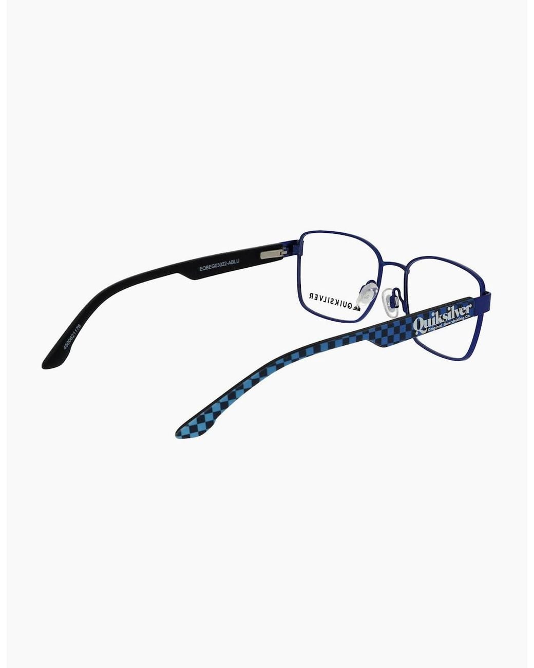 Quiksilver Blue Optical Frame Eqbeg03022 Ablu Knave for men