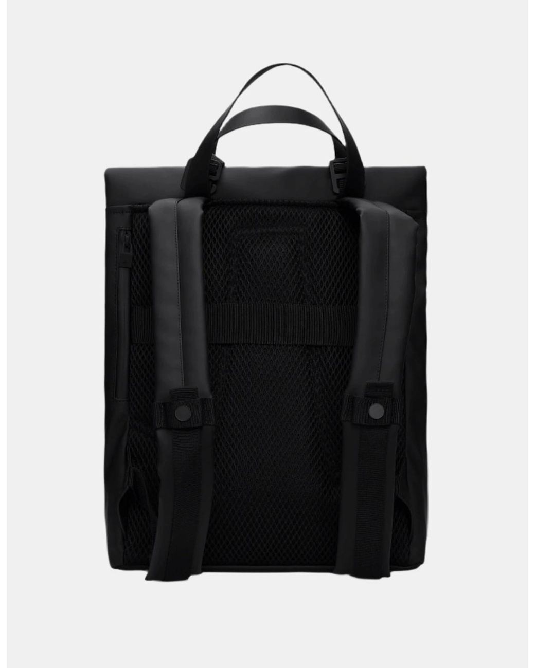 Rains Black 2 Way Tote Backpack