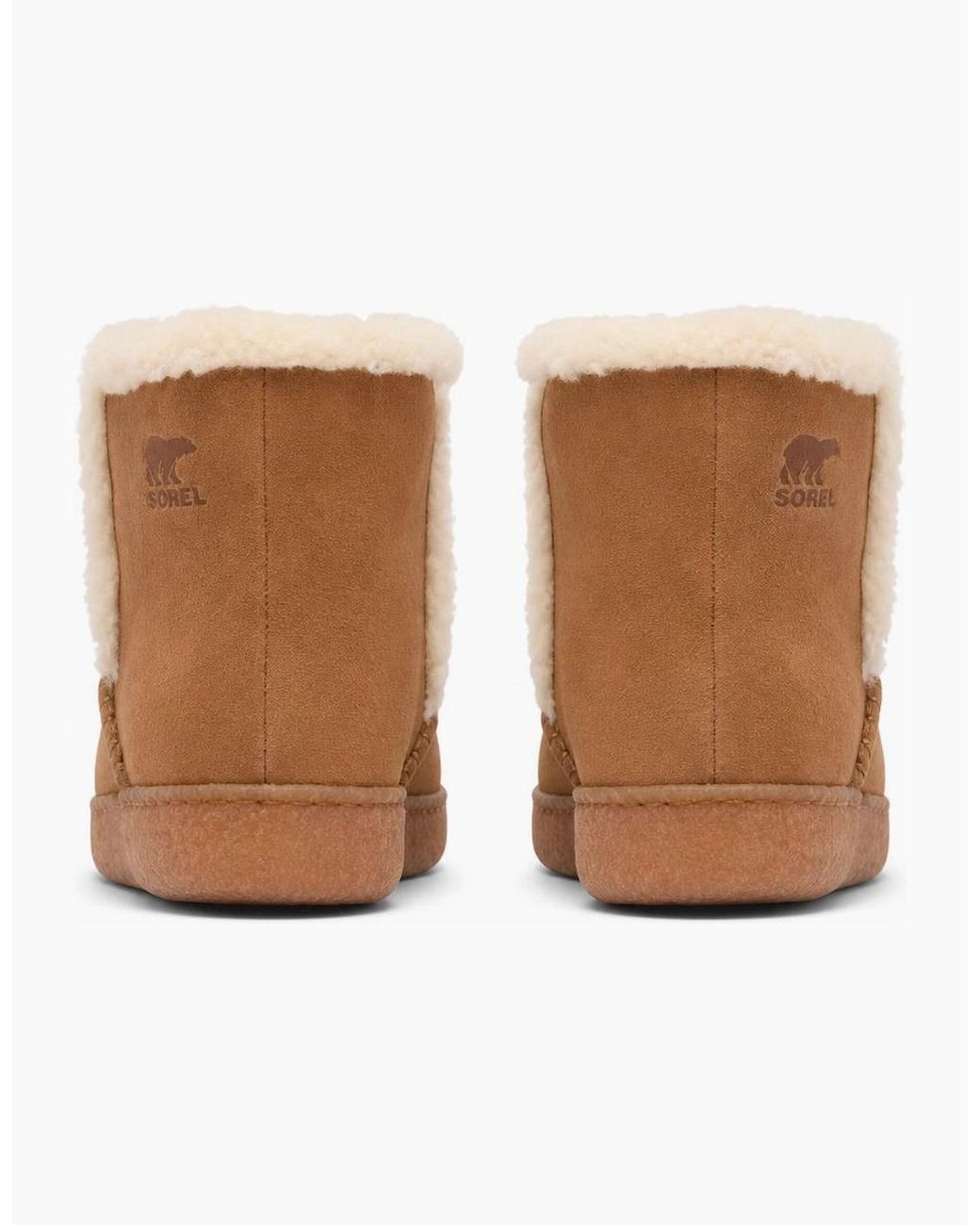 Sorel Brown Nakiska Iii Bootie Slipper Boots Velvet Tan