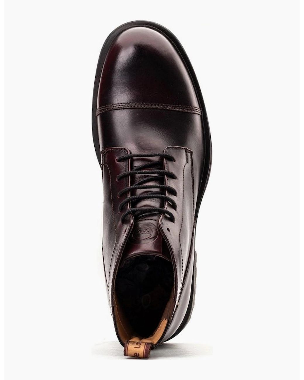 Base London Brown Boulton Toe Cap Boots for men