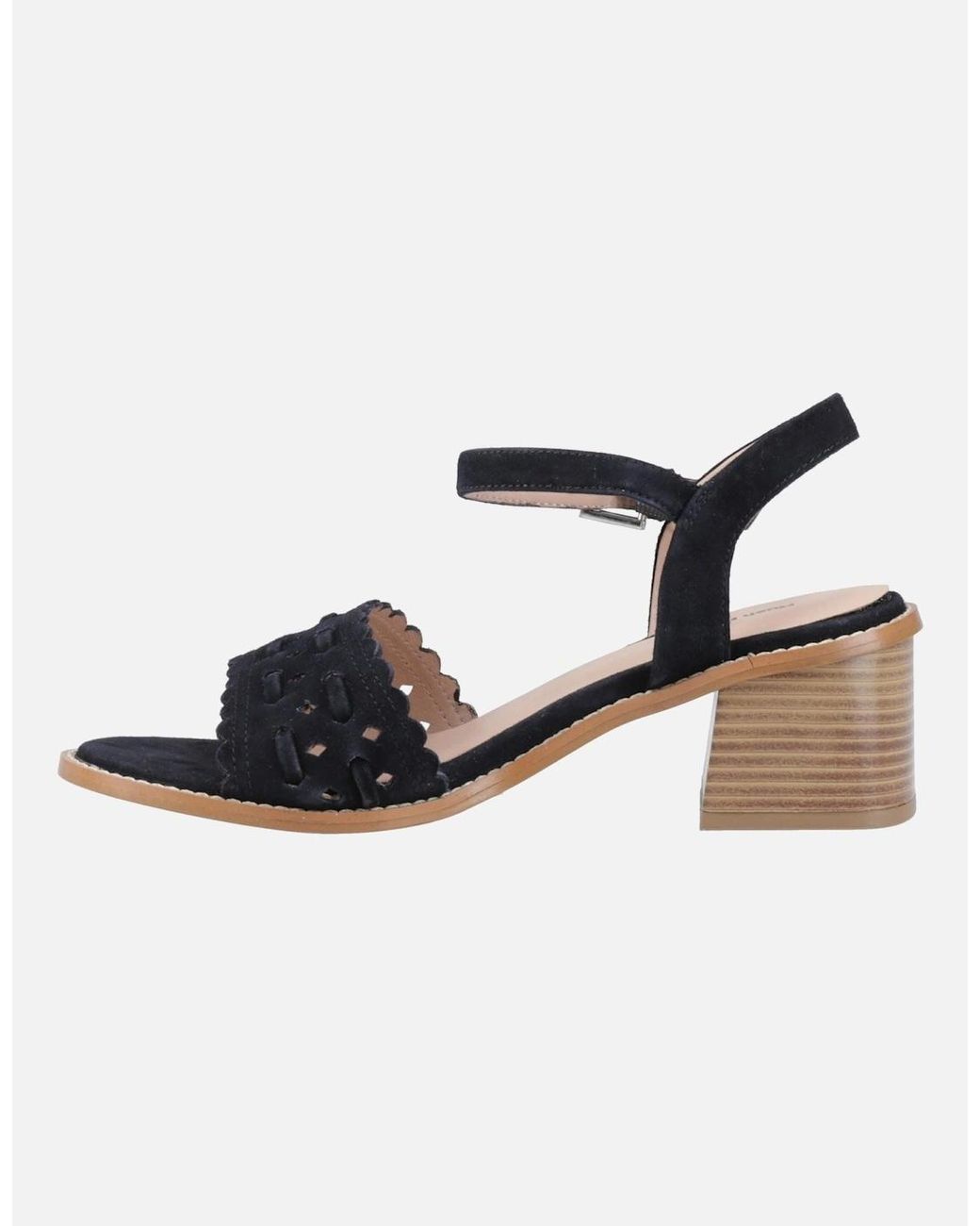 Hush Puppies Black Lacie Heeled Sandal