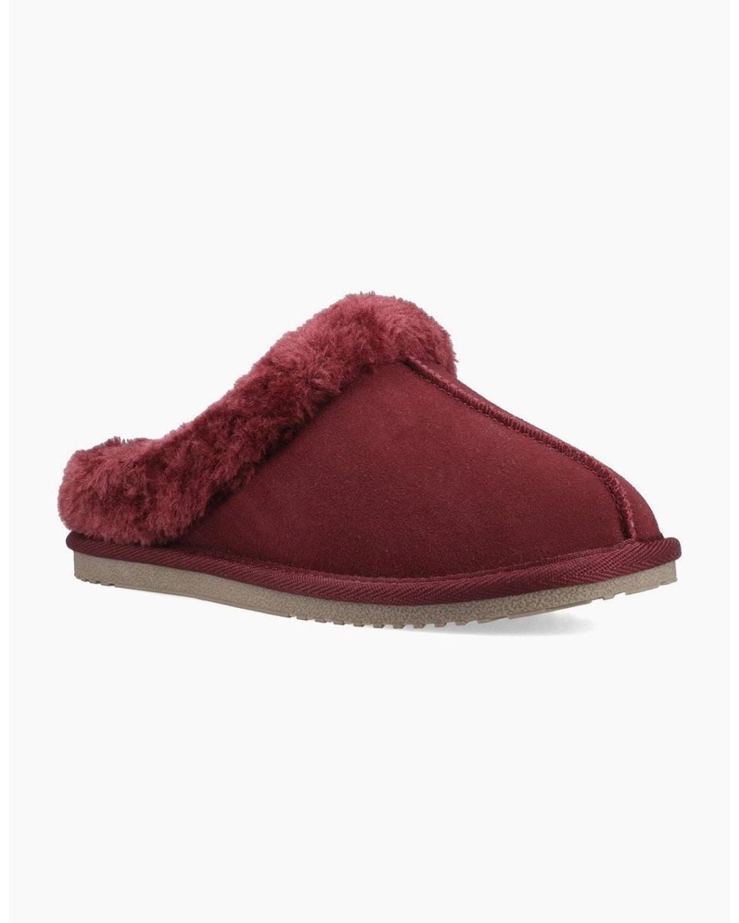 Hush Puppies Red Amara Mules Wine