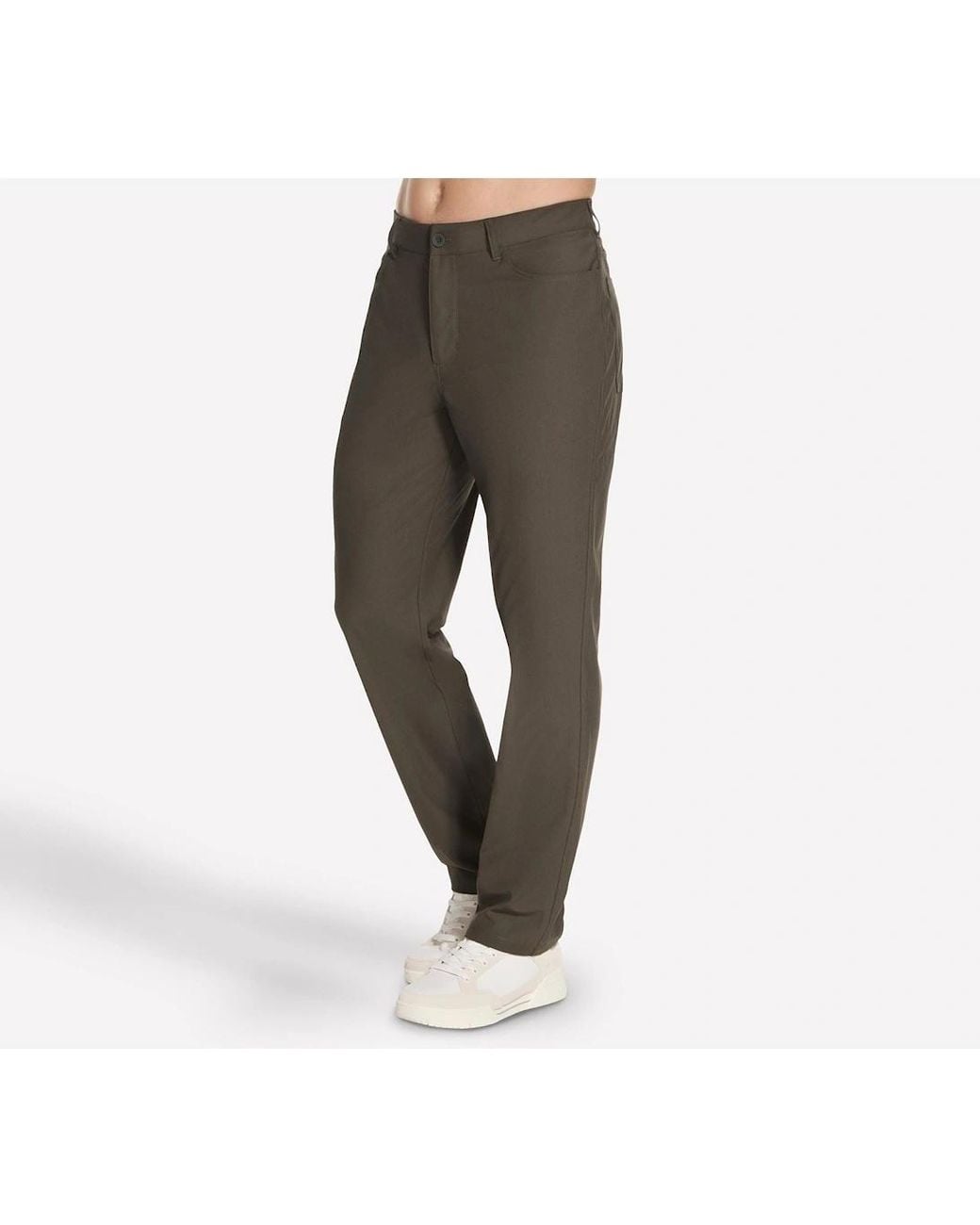 Skechers Gray Premium 5 Pocket Pant Polyester Chino Pants for men