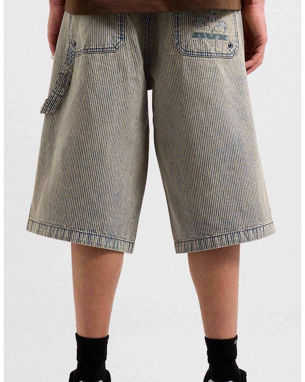 AVX Gray Dam Denim Short for men
