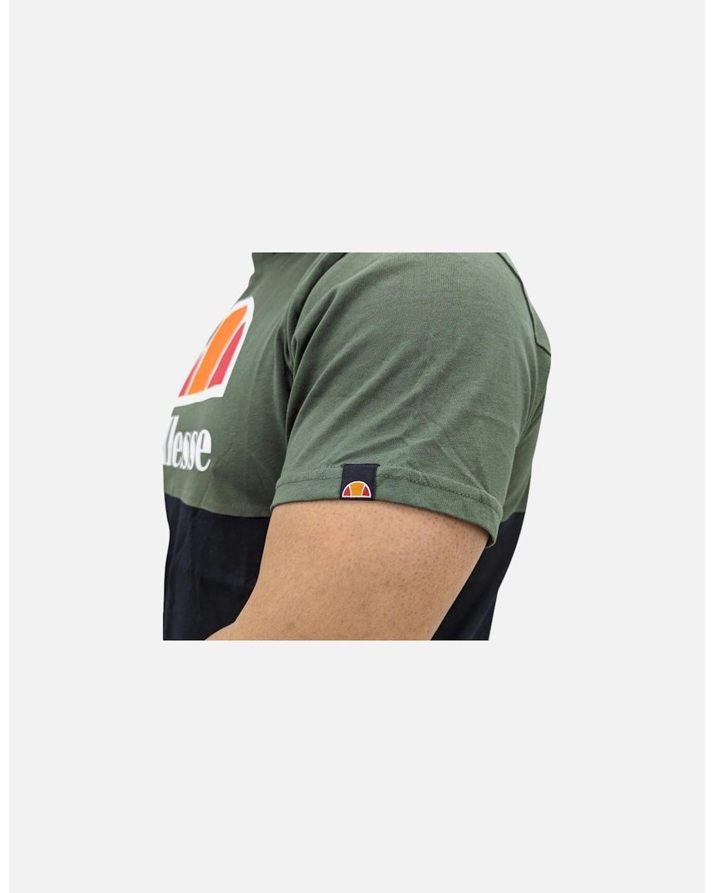 Ellesse Black Arbatax T Shirts Crew Neck Short Sleeve Casual Summer Cotton Tee for men