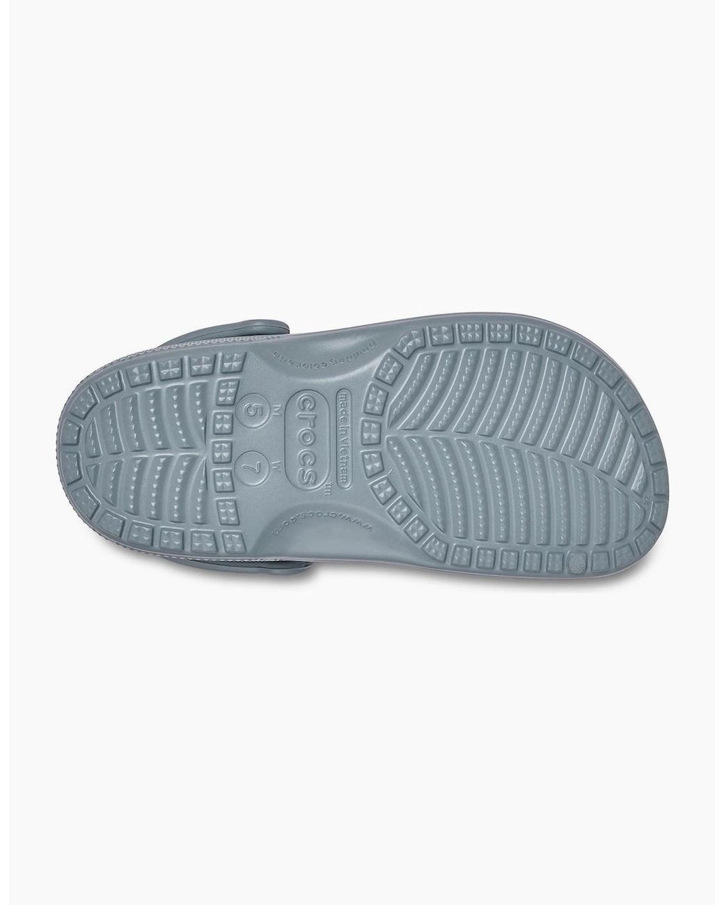 CROCSTM Gray Classic Thermoplastic Concrete Hiking Shoes for men