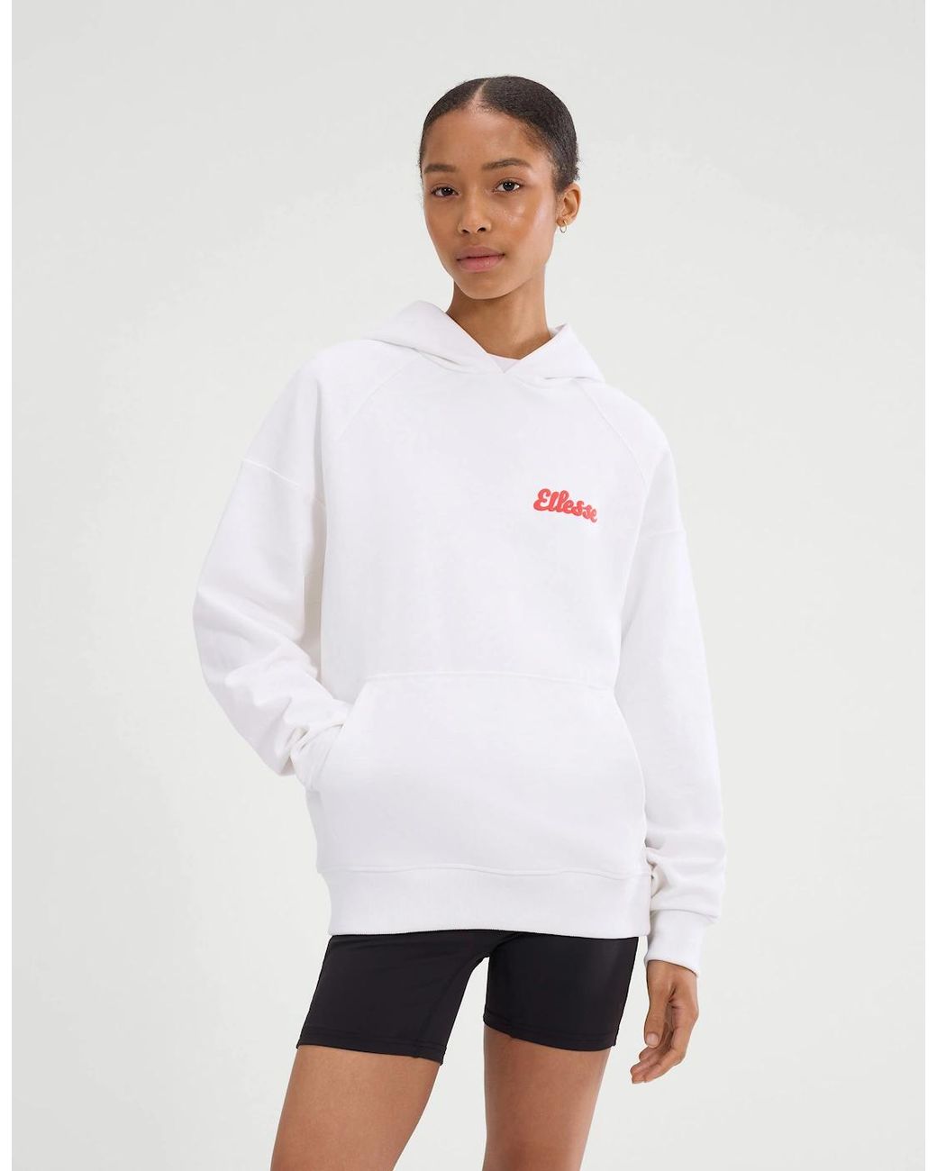Ellesse White Il Trio Hoodie