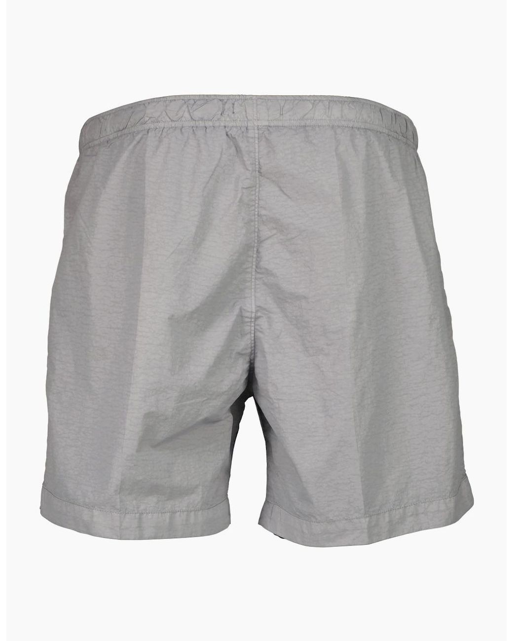 C P Company Gray Flatt Nylon Pocket Swim Shorts for men
