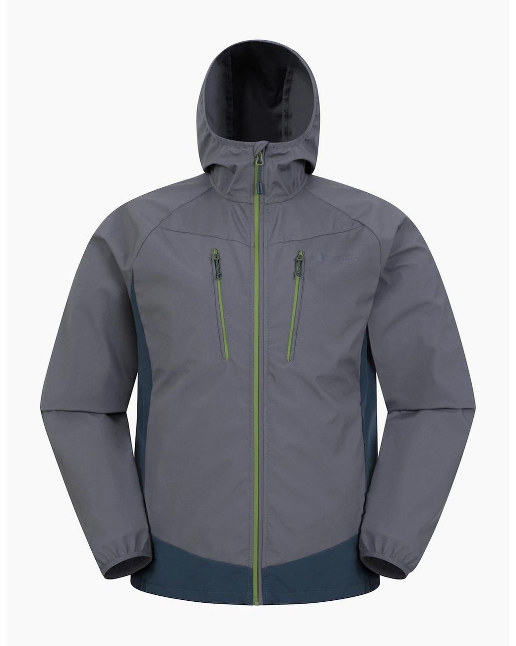 Mountain Warehouse Blue Ambit Lightweight Soft Shell Jacket for men