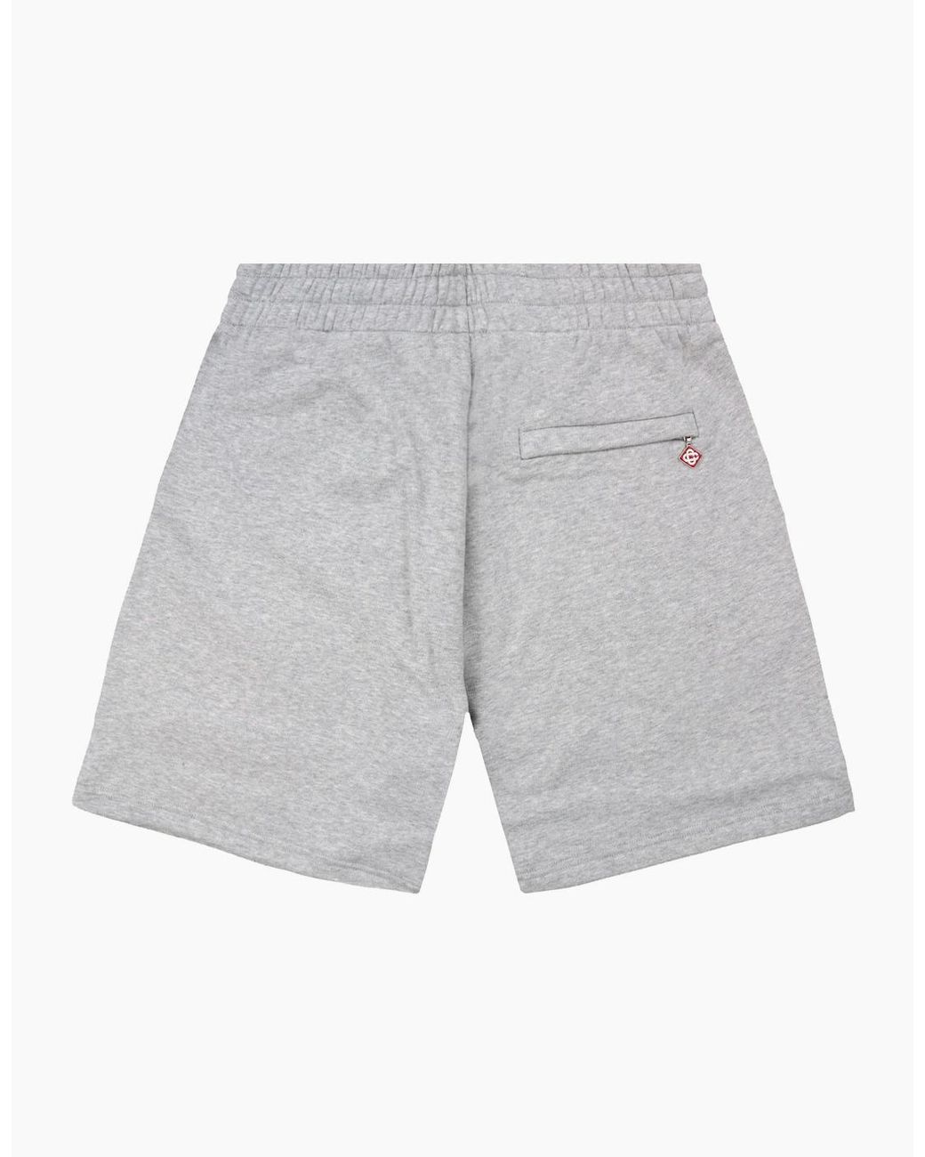 Casablanca Gray Cashmere Blend Sweat Shorts Marle for men