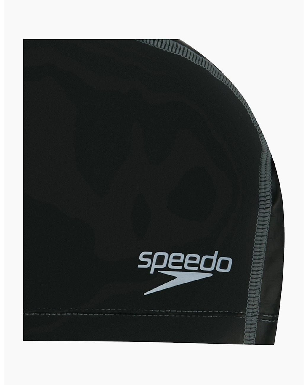 Speedo Black Adult Long Hair Swimming Cap