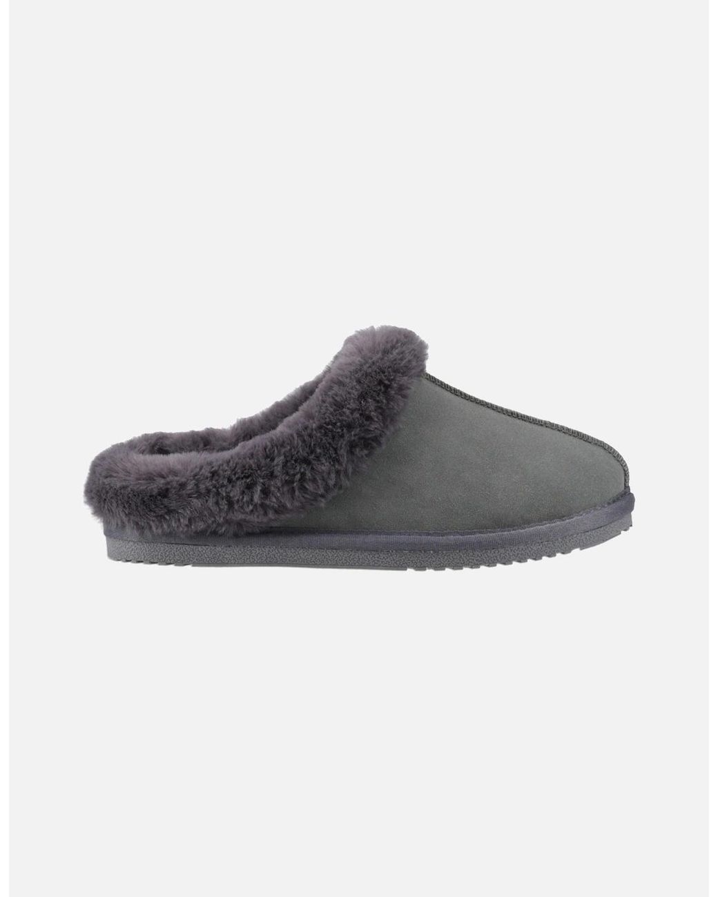 Hush Puppies Gray Amara Suede Slippers