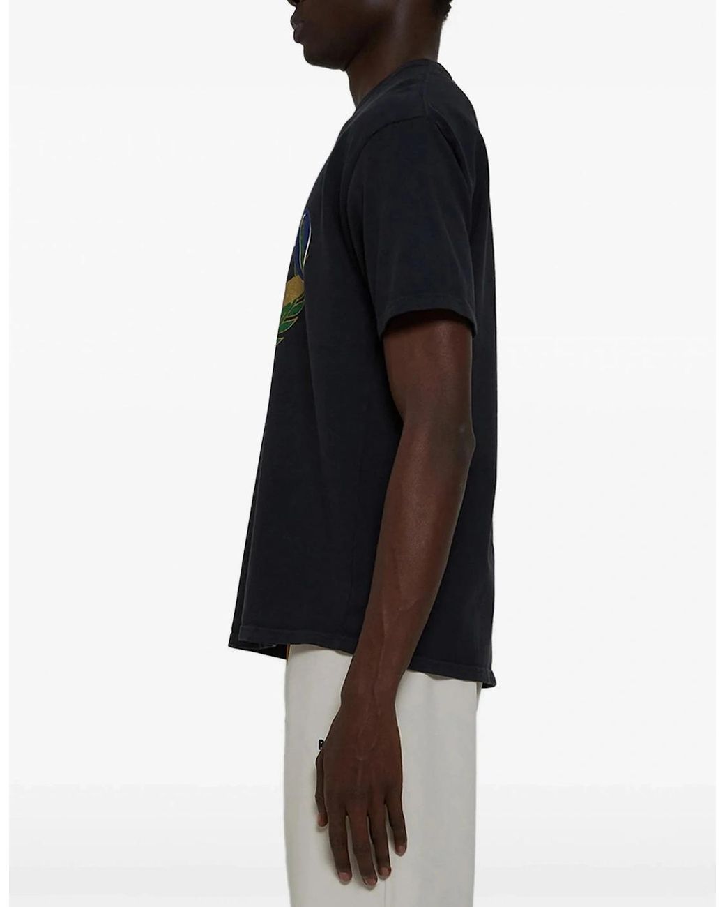 Rhude Black Montenegro T-Shirt for men