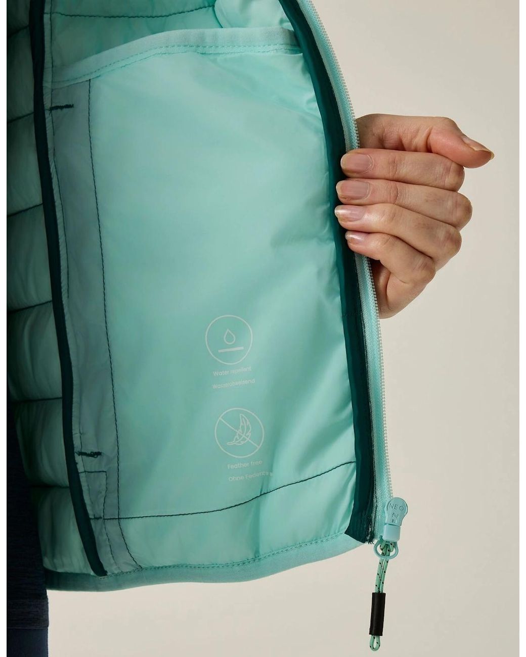 Regatta Green Ladies Marizion Hooded Padded Jacket