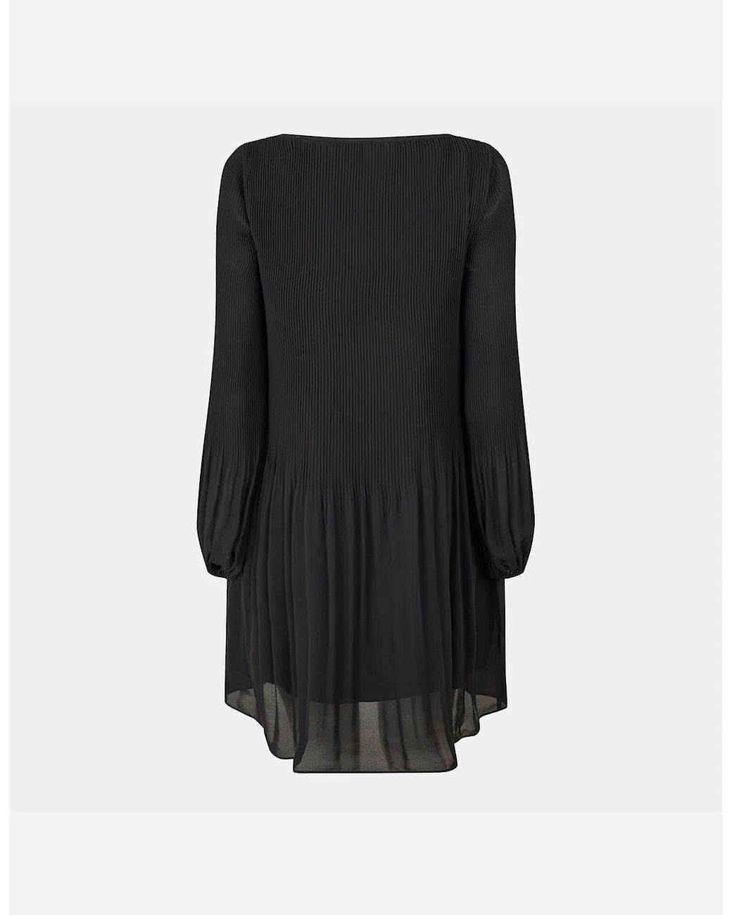 Boss Black Dasie Crew Neck Long Sleeve Knee Length Dress