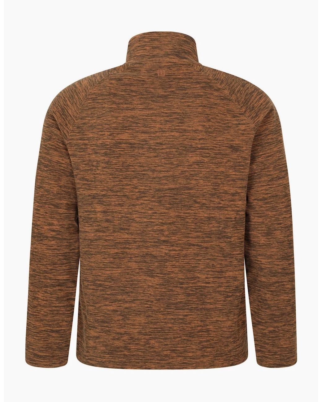 Mountain Warehouse Brown Snowdon Ii Fleece Top for men