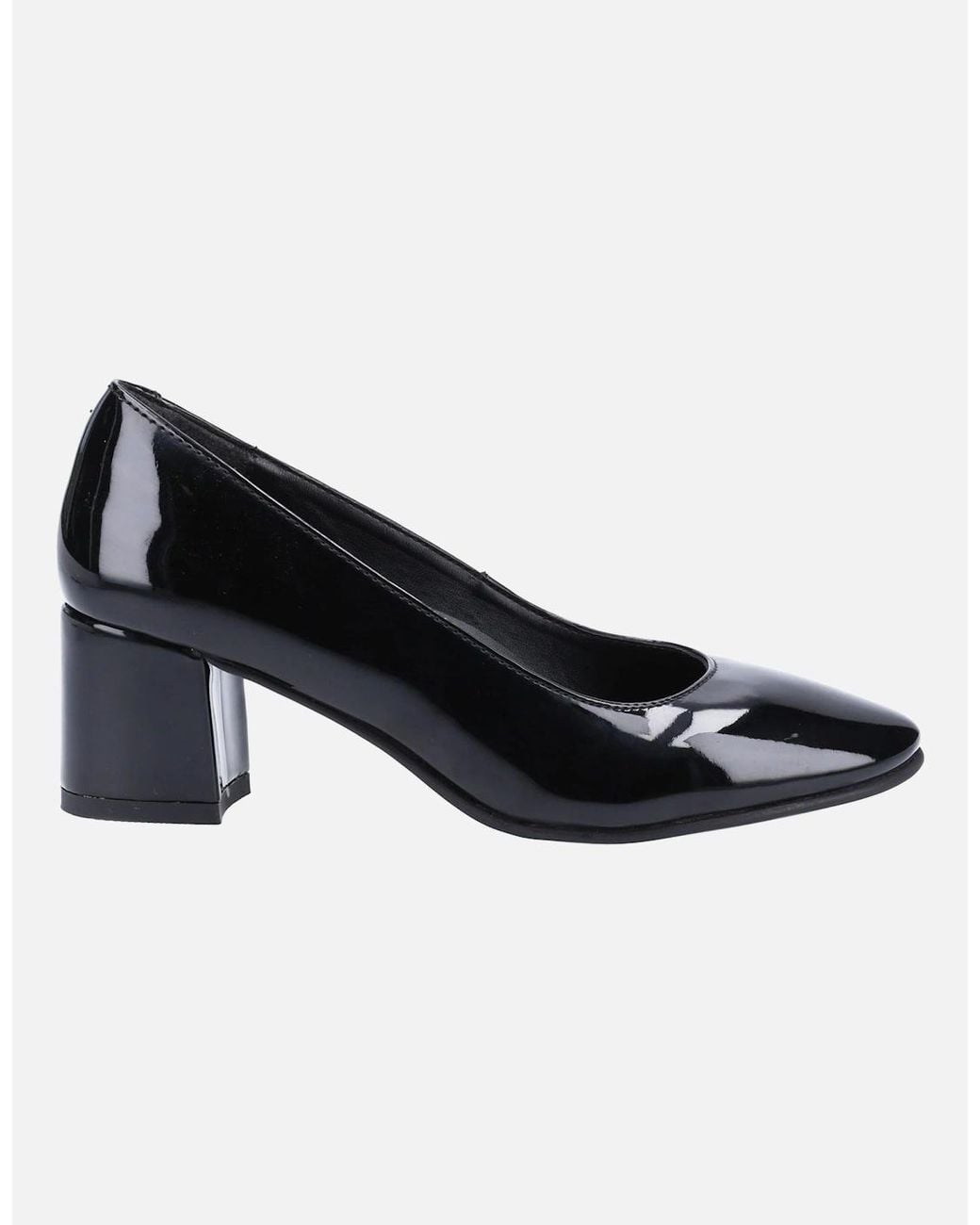 Hush Puppies Blue Anna Patent Court Shoes