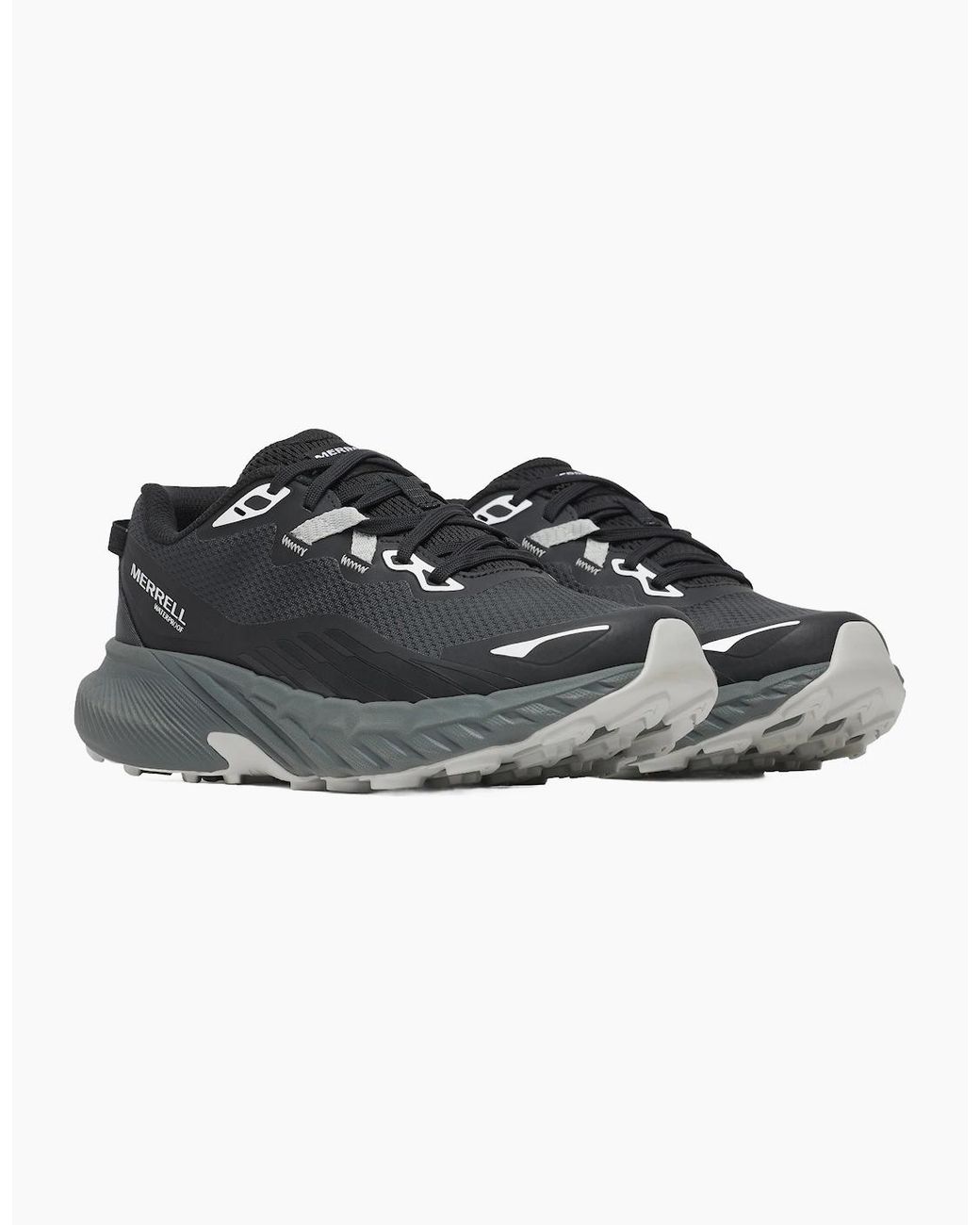 Merrell Black Agility Trail Waterproof Trail Shoes