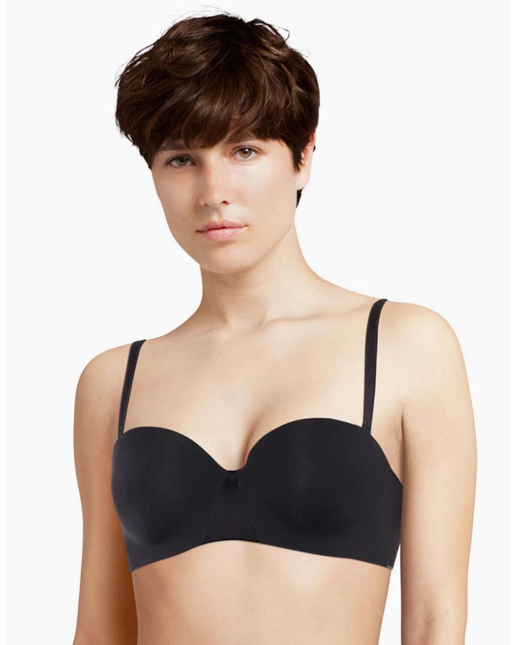 Chantelle Black C15G50 Essentiall Strapless T Shirt Bra