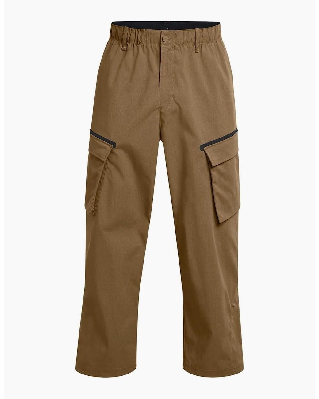 Under Armour Natural Solid Patterned Wide Leg Utility Cargo for men