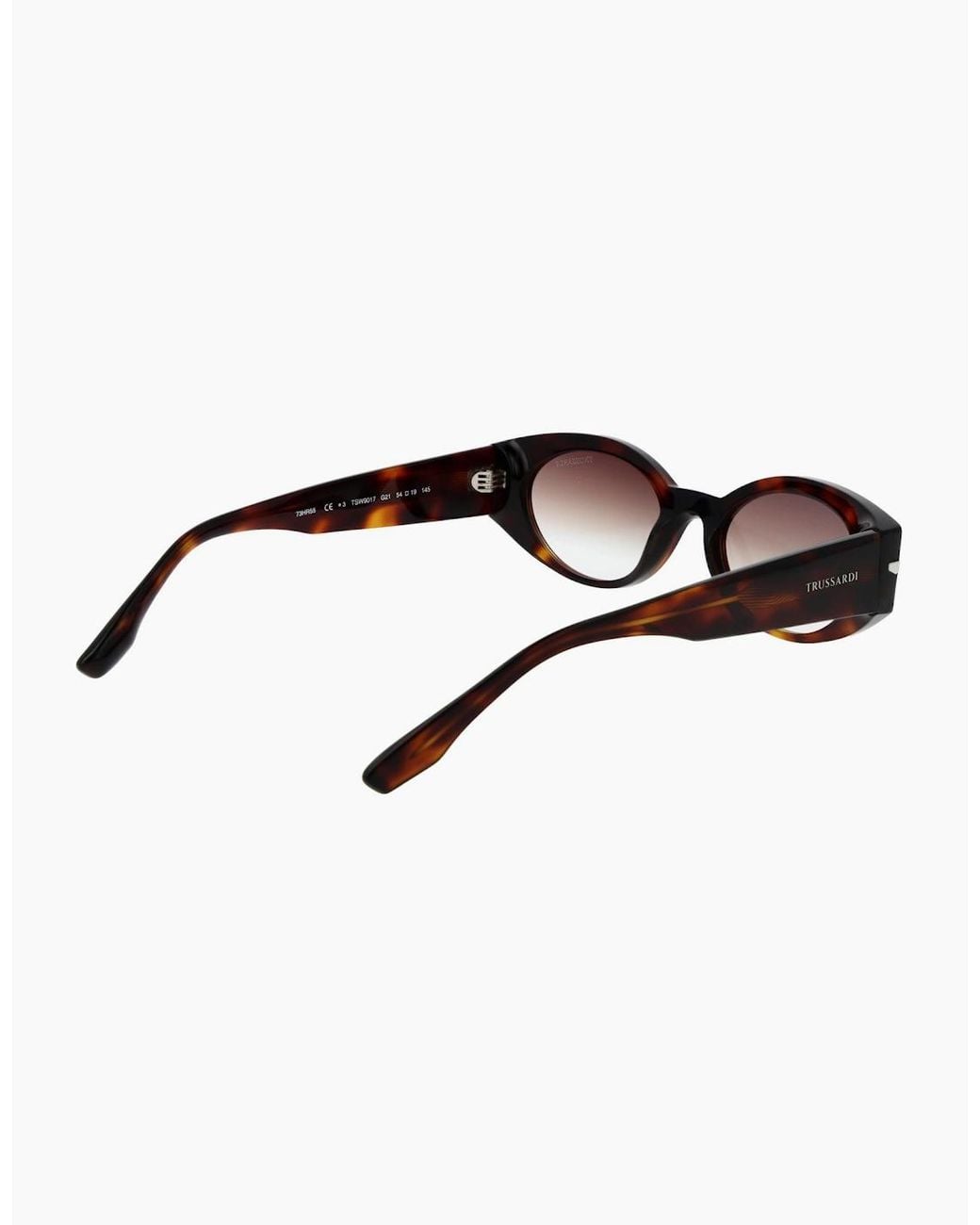 Trussardi Brown Sunglasses Tsw9017 G21 54