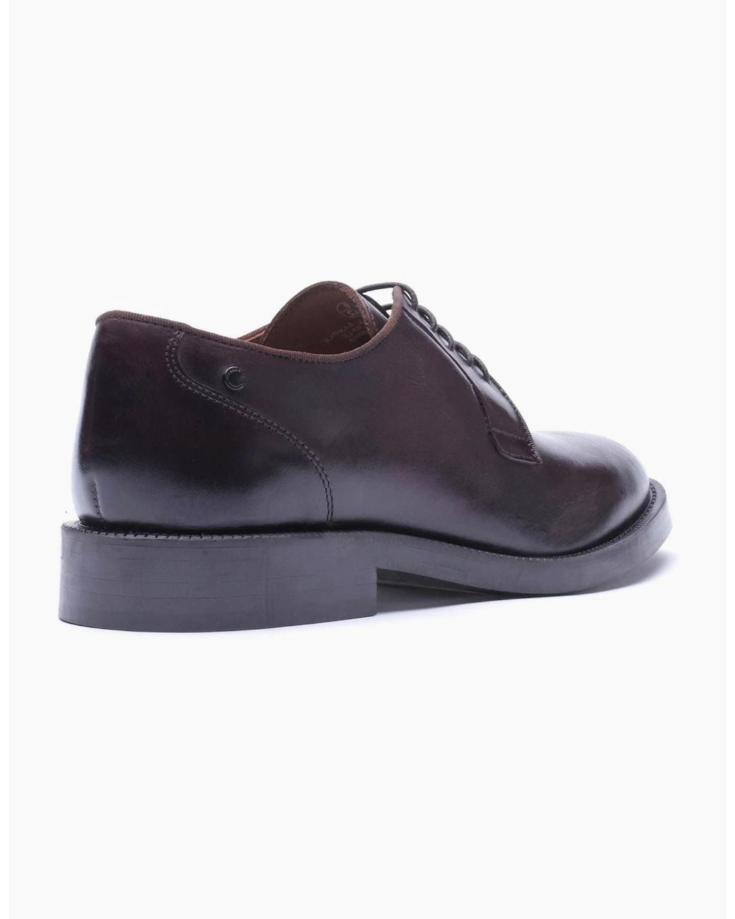 Base London Blue London Luca Leather Washed Derby Shoes for men