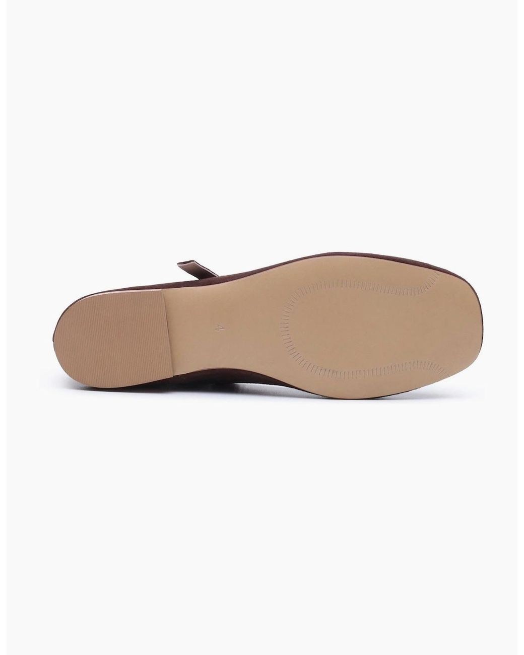 Hush Puppies Purple Pasha Suede Chocolate Flats