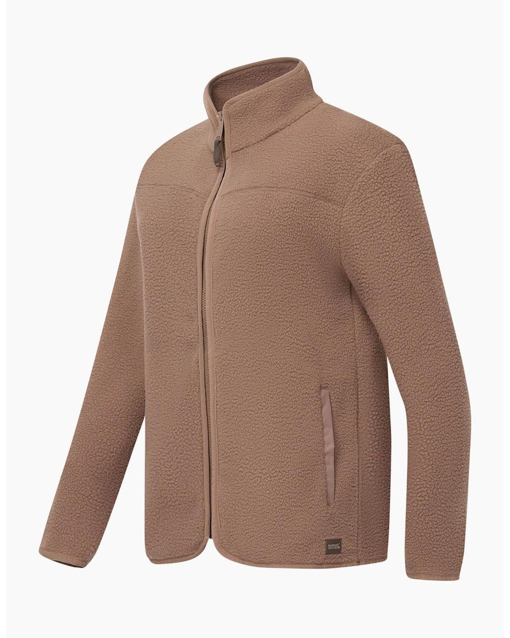 Regatta Brown Ladies Frankie Borg Full Zip Fleece Jacket