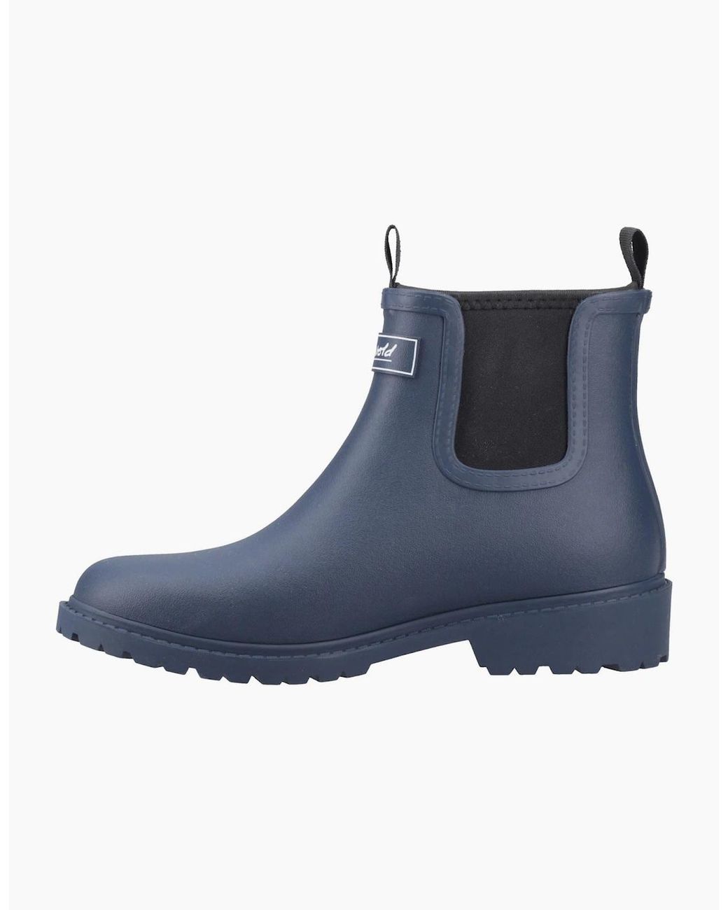 Cotswold Blue Barton Rubber Wellington Boots
