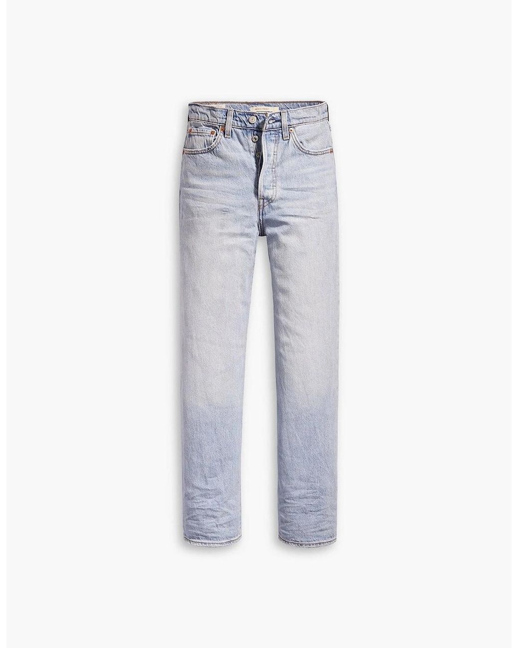 Levi's Blue Levi's Ribcage High Rise Ankle Jeans