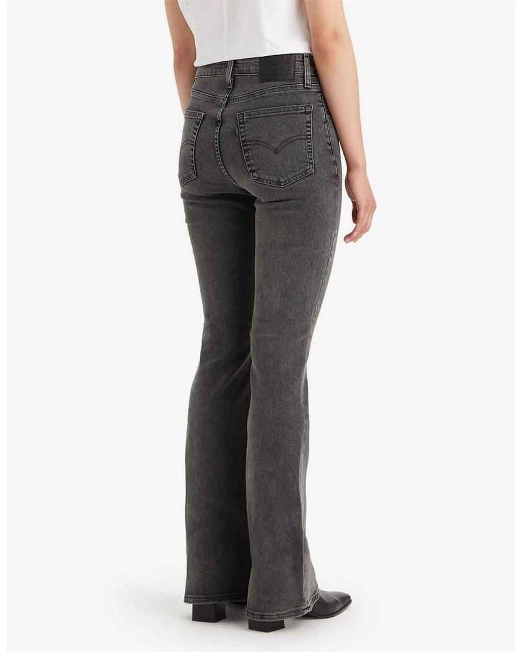Levi's Gray Levi's High Rise Wide Fit Five Pocket Jeans